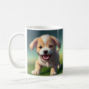Personlig Cute Puppy Hund Kaffemugg