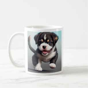 Personlig Cute Puppy Hund Kaffemugg