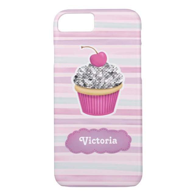 Personlig Cute Rosa Cupaka Case-Mate iPhone Skal (Baksida)