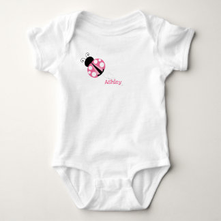 Personlig Cute Rosa Ladybug T Shirt