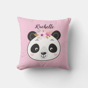 Personlig Cute Rosa Panda Dekorativ kudde
