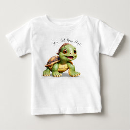Personlig Cute Tecknad Turtle T Shirt