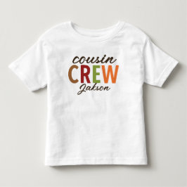 Personlig Cute Thanksgiving Cousin Crew T Shirt