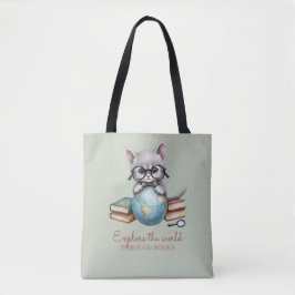 Personlig Cute "Wander Cat" Tygkasse