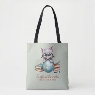 Personlig Cute "Wander Cat" Tygkasse