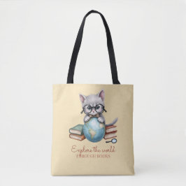 Personlig Cute "Wander Cat" Tygkasse