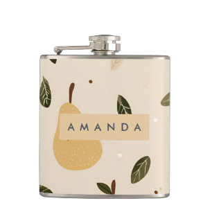Personlig Cute Whimsical Pear Mönster Fickplunta