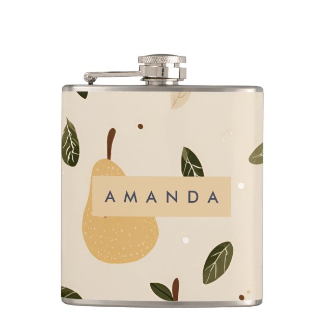 Personlig Cute Whimsical Pear Mönster Fickplunta (Framsidan)