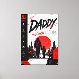 Personlig Cyberpunk Pappa Väggkonst Tryck