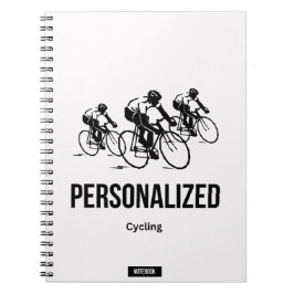 Personlig Cycling Notebook Anteckningsbok