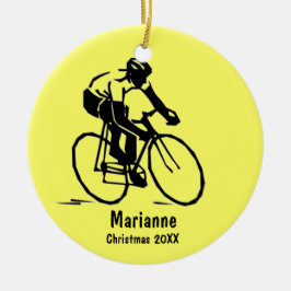 Personlig Cyclist Ornament