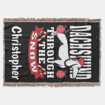 Personlig Dachshund genom Snö Helgdag