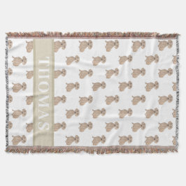 Personlig Dachshund (Korthårig, Röd) Filt