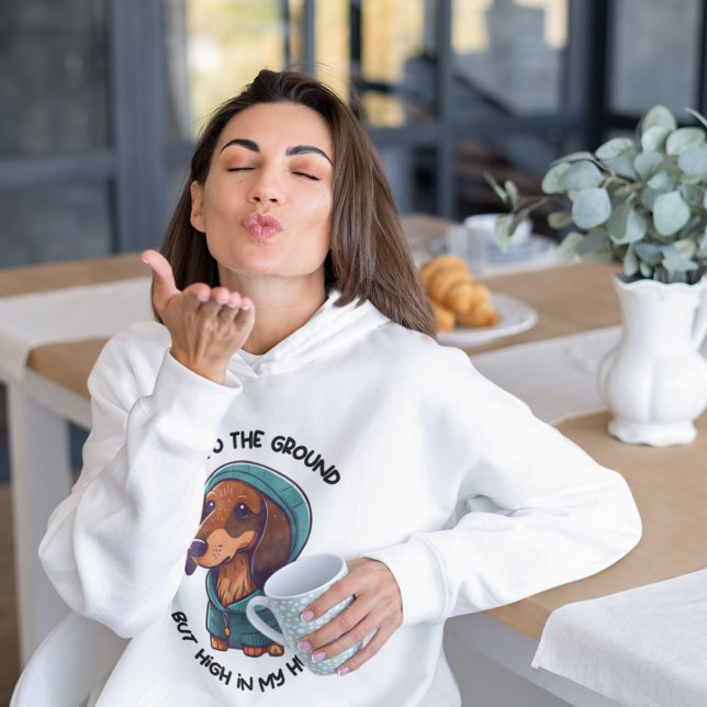 Personlig Dachshund Sause Hund, Doxie mamma/pappa T Shirt (Funny Dachshund Sausage Dog Monogram Shirt)