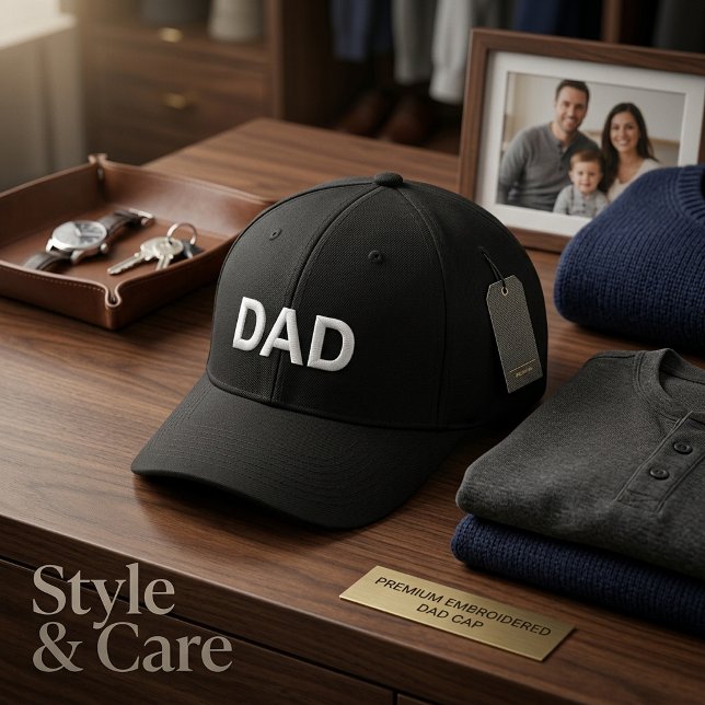 Personlig DAD Broderad Basebollmössa Klassisk  Keps (Personalized DAD Embroidered Baseball Cap Classic)
