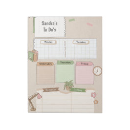Personlig Daglig Planerare Anteckningsblock