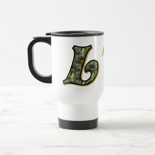 Personlig Daisy-monogram initial L Resemugg (Vänster)