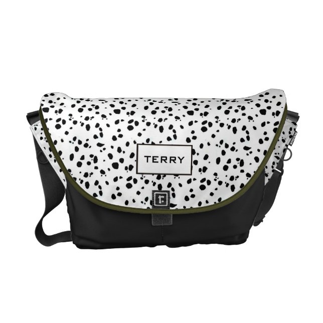 Personlig Dalformation hund Tema Messenger Bag (Framsidan)