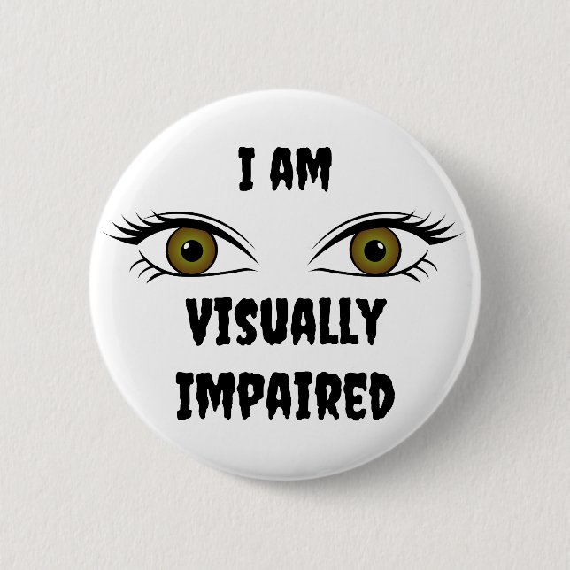 Personlig: Dåligt ögon Knapp (Framsida)