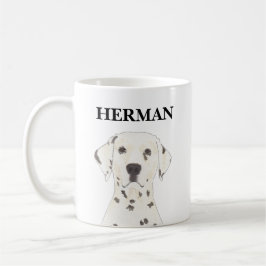 Personlig Dalmatien Kaffemugg