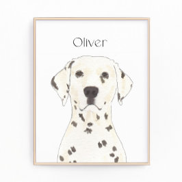Personlig Dalmatien Reversible Art Fototryck