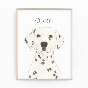 Personlig Dalmatien Reversible Art Fototryck