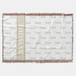 Personlig Dalmatiner Filt