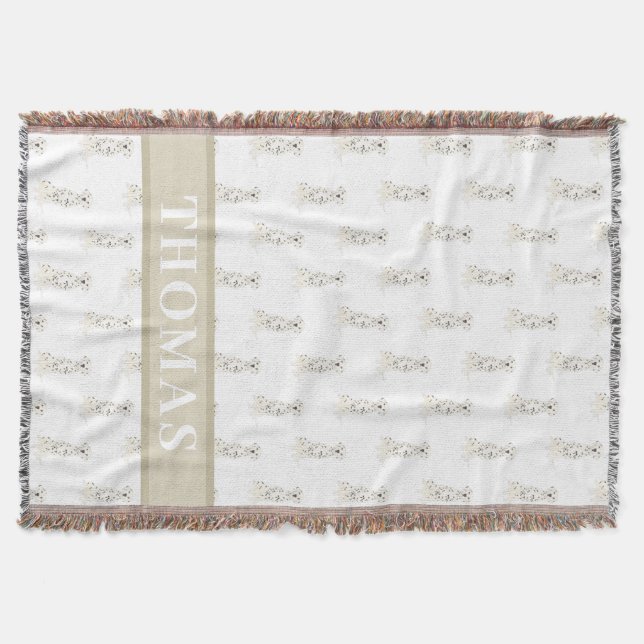 Personlig Dalmatiner Filt (Framsidan)