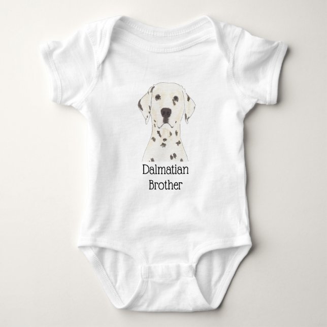 Personlig Dalmatiner Hund T Shirt (Framsida)