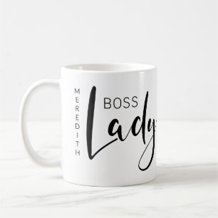 Personlig Dam Logotypen Chef Kaffemugg