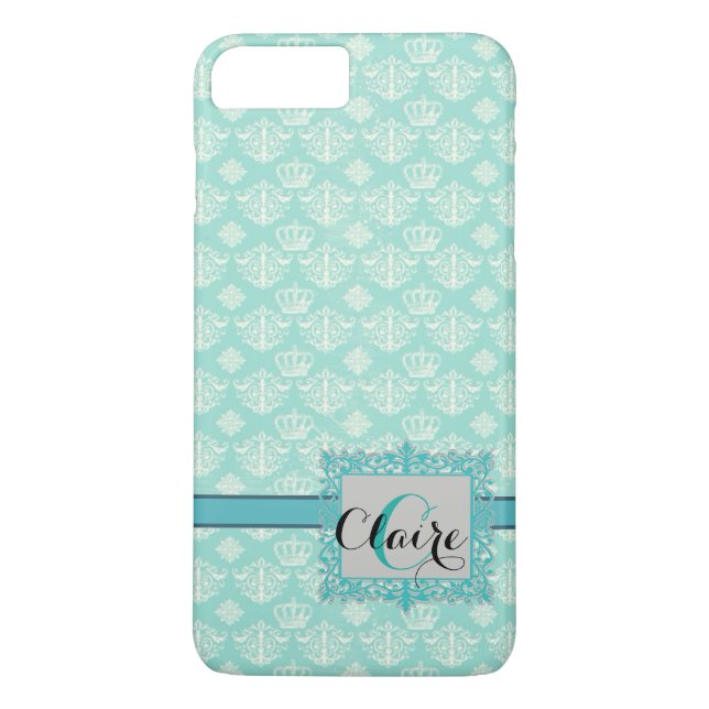 Personlig Damask iPhone 7 Plus Fodral Case-Mate iPhone Skal (Baksida)