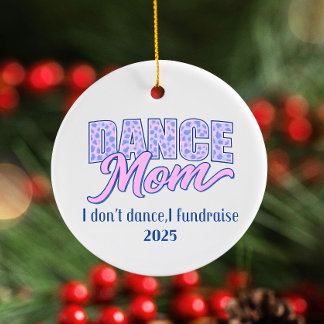 Personlig Dance Mamma Ornament, Funny Dance Paren Julgransprydnad Keramik