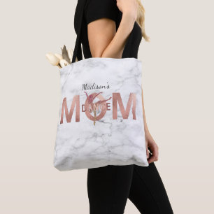 Personlig Dance Mamma Ro Guld Glitter Marble Tygkasse