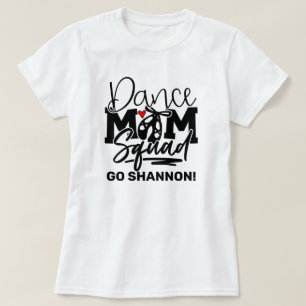 Personlig Dance Mamma Squad T-Shirt