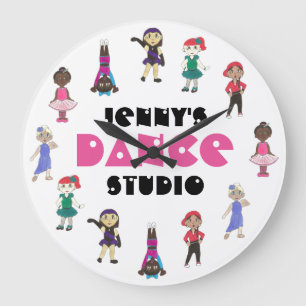 Personlig Dance Studio Teacher Ballet Tap Jazz Stor Klocka