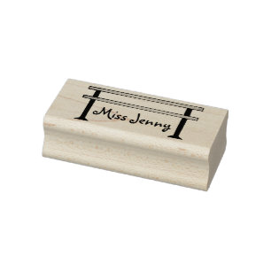 Personlig Dance Teacher Gift Ballet Barre Frimärke Stämpel