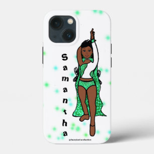 Personlig Dancer iPhone/iPad Case Grönt Cape