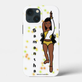 Personlig Dancer iPhone /iPad case Guld Spark