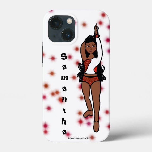 Personlig Dancer iPhone /iPad case Red Spark (Baksida)