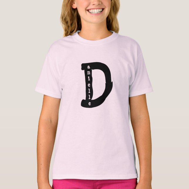 Personlig Danielle Shirt Tee Shirt (Framsida)