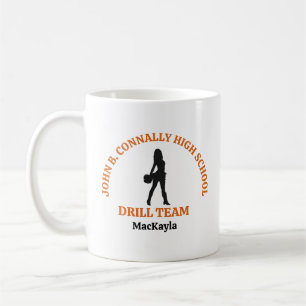 Personlig dansare för Orange High School Drill Tea Kaffemugg