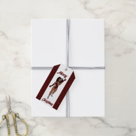 Personlig dansarpresent Tag Merlot A Presentetikett