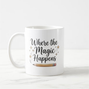 Personlig Där Magin Händer Kaffemugg