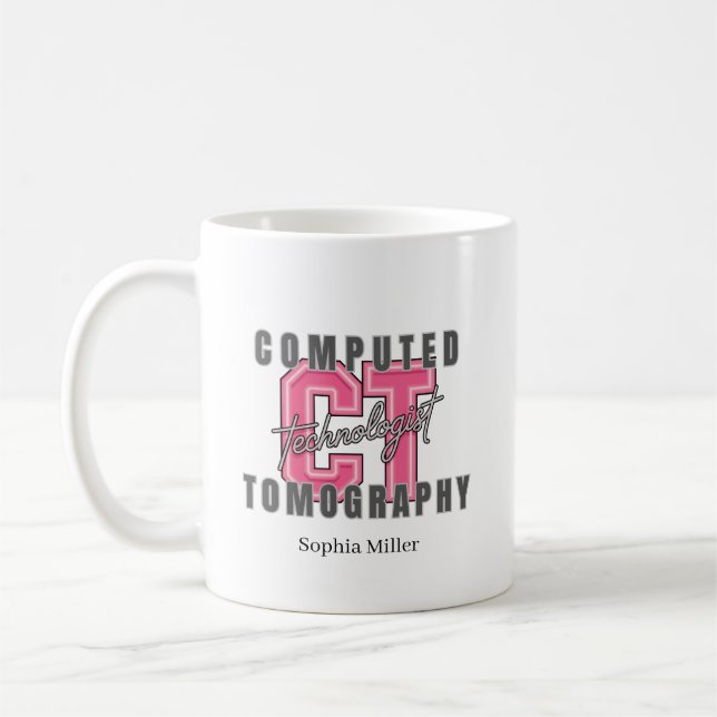 Personlig datortomografiteknolog kaffemugg (Vänster)