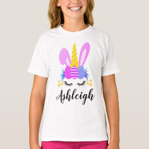 Personlig DDotter Påsk Gift Bunny Rabbit T Shirt