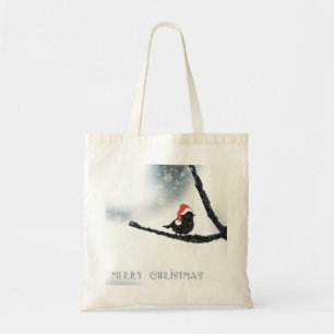 Personlig Decorative God jul Bird Santa Tygkasse