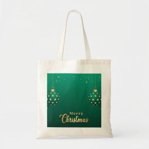 Personlig Decorative God jul Swirl Tote Tygkasse