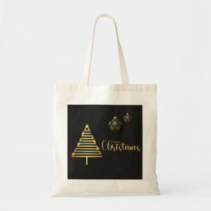 Personlig Decorative God jul Swirl Tote Tygkasse