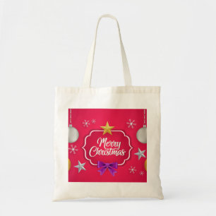 Personlig Decorative God jul Swirl Tote Tygkasse