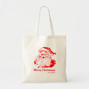 Personlig Decorative Santa jul Gift Tygkasse